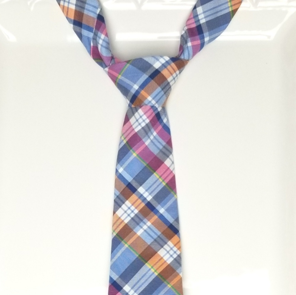 **2 for $15** Tommy Hilfiger plaid pastel tie